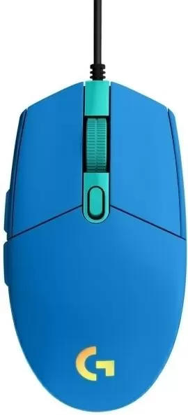 Mouse Logitech G102 Lightsync, albastru