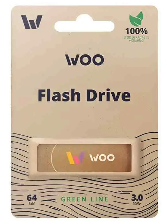 Flash USB WOO Green Line 64GB, cafeniu pe tehnoparc.md Flash USB WOO Green Line 64GB, cafeniu