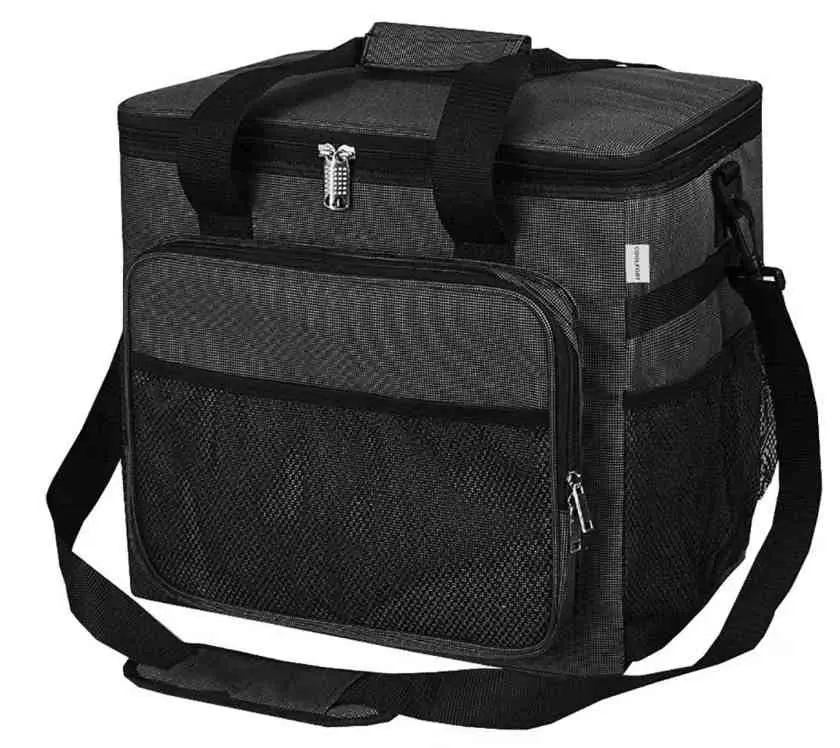 Geantă frigorifică Coolfort CF-0235, negru/gri