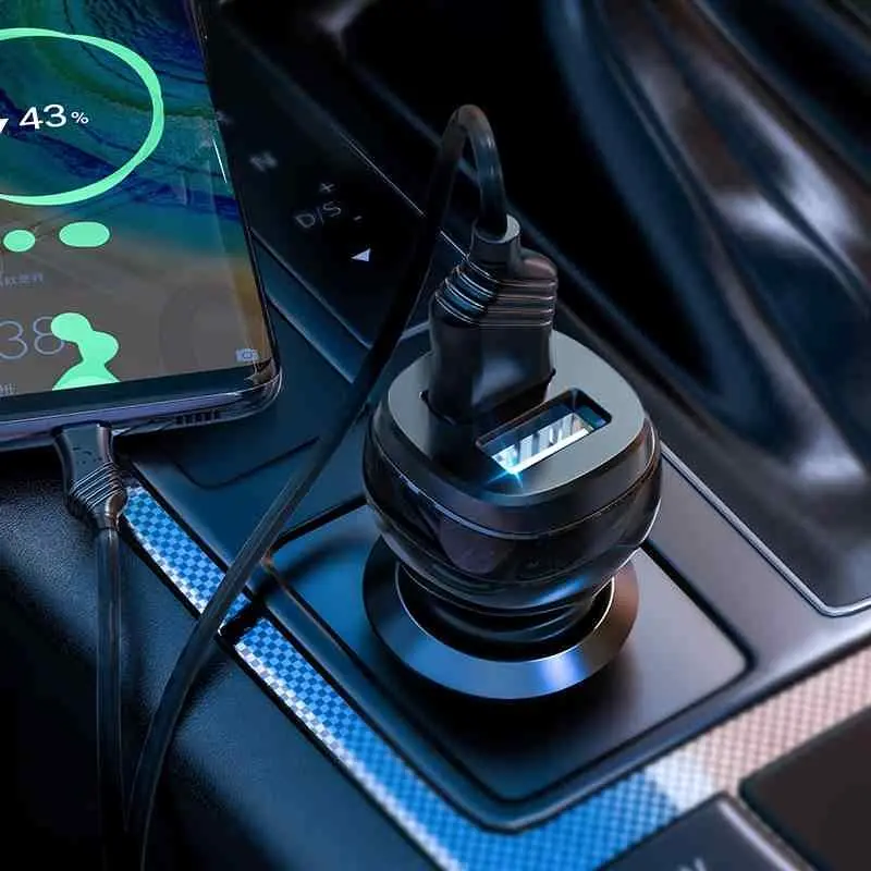 Încărcător auto Hoco Z40 Superior + Micro, negru