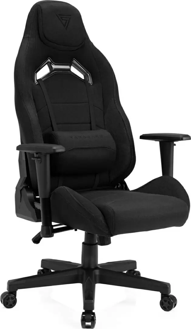 Геймерское кресло SENSE7 Vanguard Fabric, черный