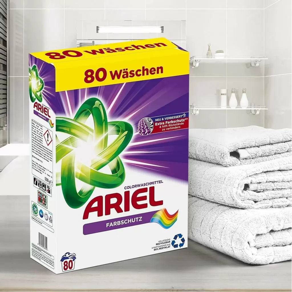 Detergent pudră Ariel Farbschutz Color 5.2kg