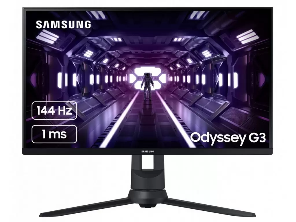 Monitor Samsung LF24G33TFWIXCI, negru