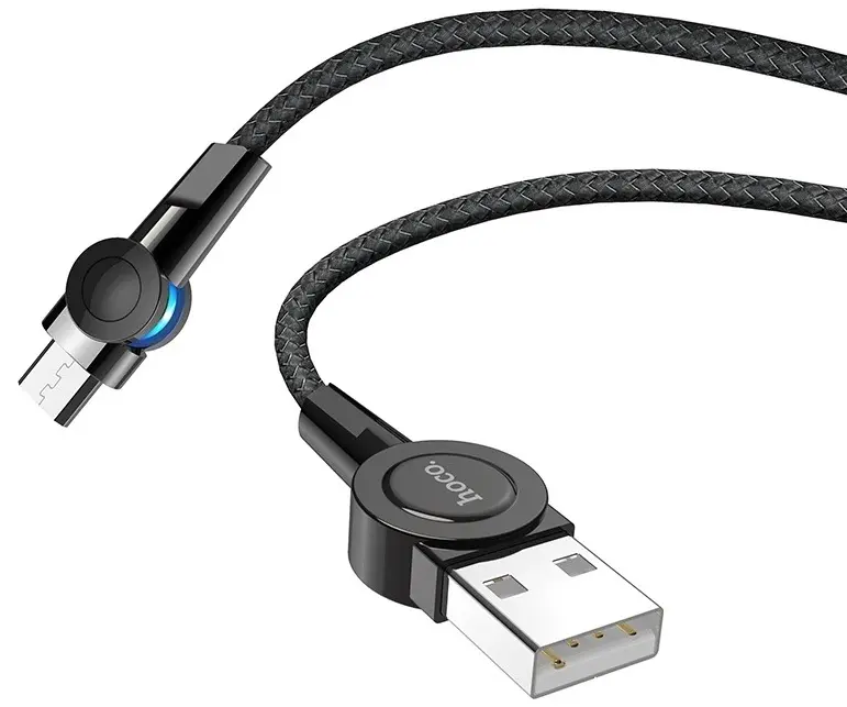 USB Кабель Hoco S8 Magnetic For MicroUSB, черный