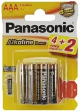 Батарейка Panasonic LR03REB/6B2F, 6шт