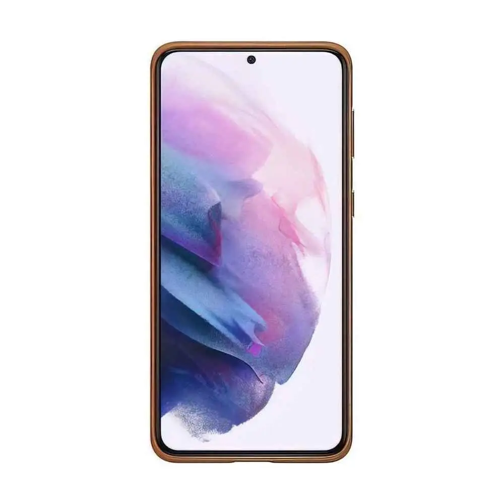 Husă de protecție Samsung Leather Cover Galaxy S21+, cafeniu