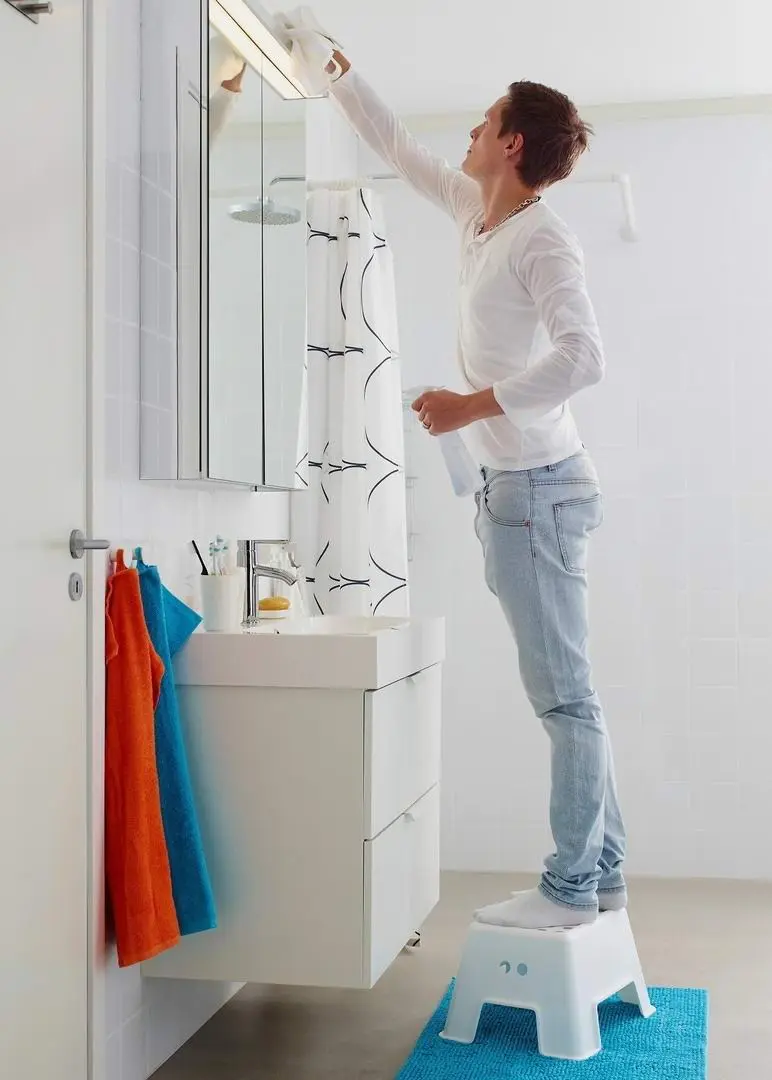 Детский стульчик IKEA Bolmen, белый на tehnoparc.md Детский стульчик IKEA Bolmen, белый