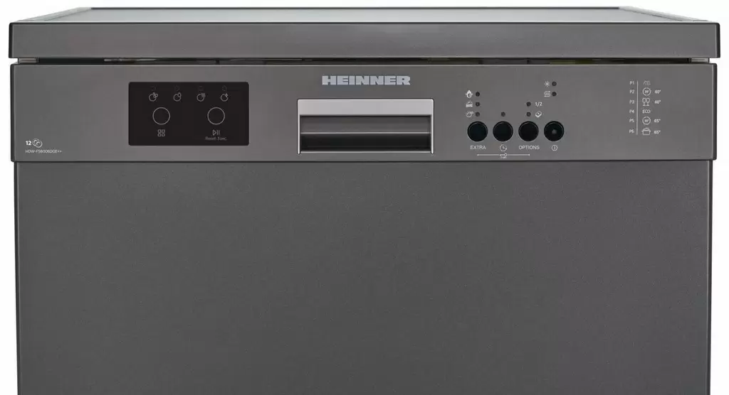 Посудомоечная машина Heinner HDW-FS6006DGE++, серый
