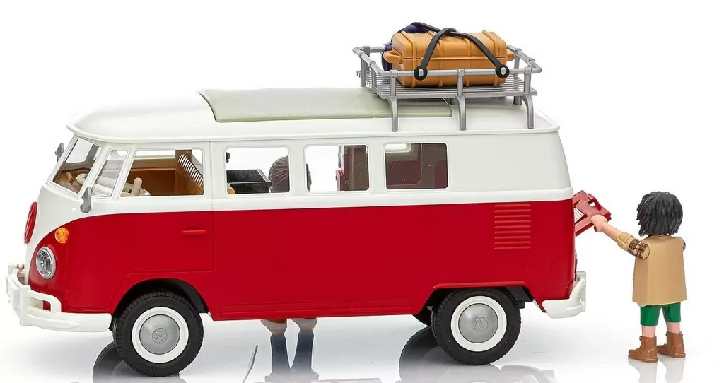Машина Playmobil Volkswagen T1 Camper Van, белый/красный
