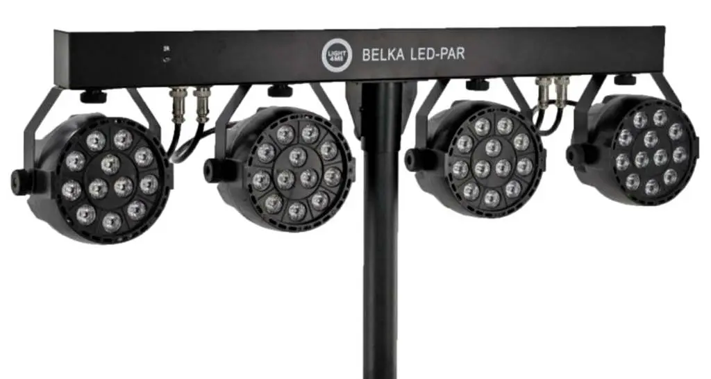 Sistem de iluminare Light4Me LED Par, negru
