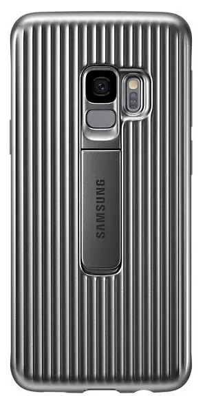 Husă de protecție Samsung Protective Stadning Cover Galaxy S9, argintiu