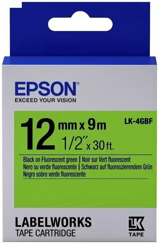 Panglică pentru imprimantă de etichete Epson LK 4GBF C53S654018