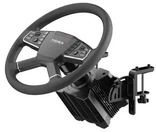 Volan pentru jocuri Moza Trucking Bundle, negru