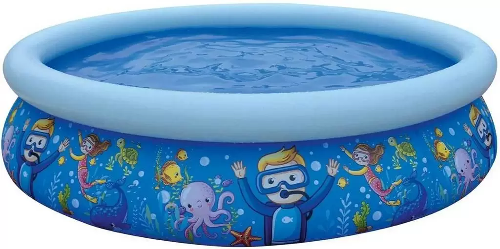 Piscină SunClub 3D Ocean World, albastru