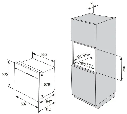 Cuptor electric Gorenje BO 737 E36XG-2, negru