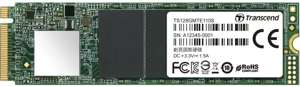 SSD накопитель Transcend 110S M.2 NVMe, 2TB
