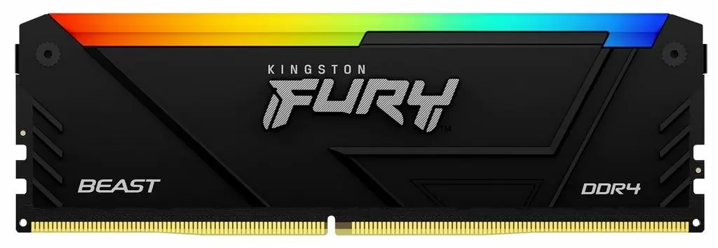 Memorie Kingston Fury Beast RGB 8GB DDR4-3733MHz, CL19, 1.35V