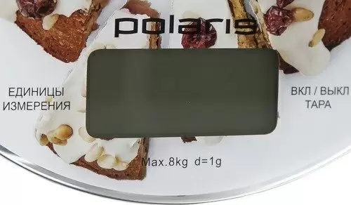 Весы кухонные Polaris PKS0855DG, белый/рисунок