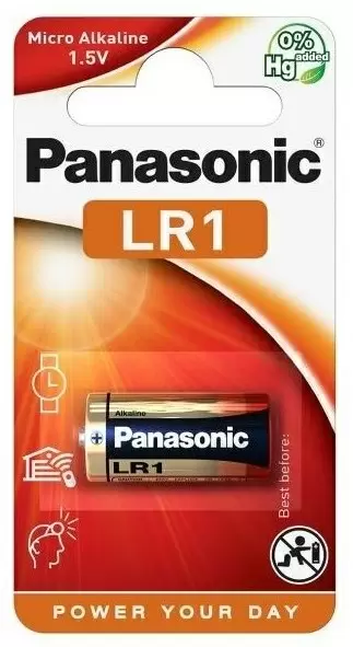 Батарейка Panasonic Alkaline Cell Power LR1, 1шт
