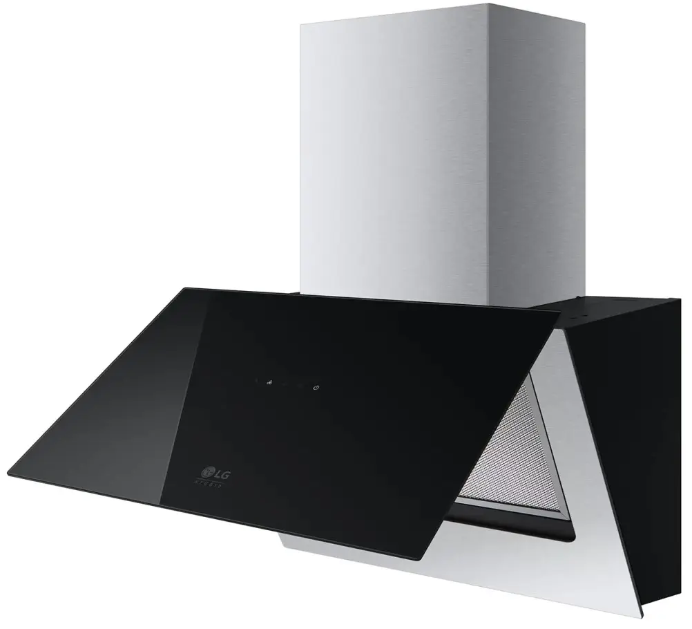 Вытяжка LG HCEZD2427B, черный/нержавеющая сталь на tehnoparc.md Вытяжка LG HCEZD2427B, черный/нержавеющая сталь