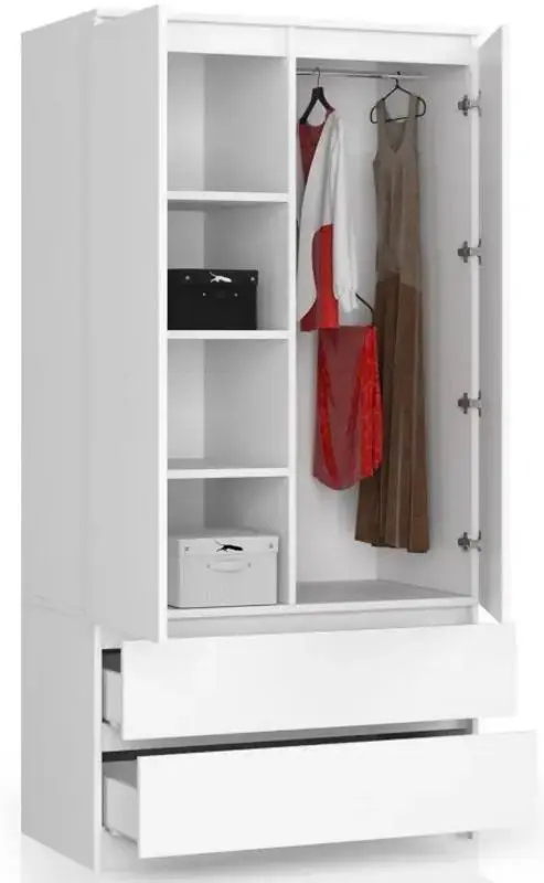 Dulap Akord S90 2D2SZ, alb