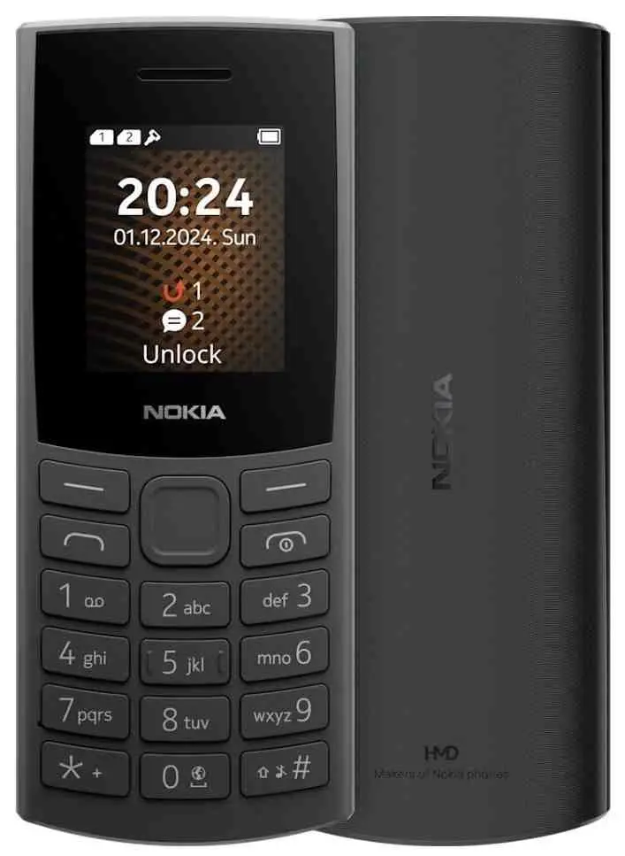 Telefon mobil Nokia 105 4G (2024) DS, gri