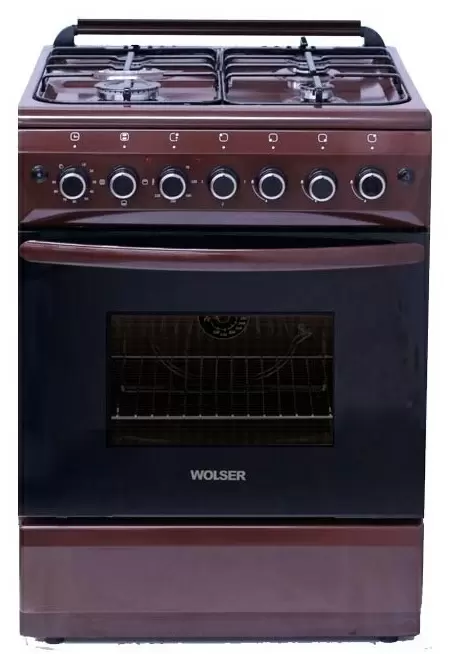 Комбинированная плита Wolser WL-60602 BRGE, коричневый