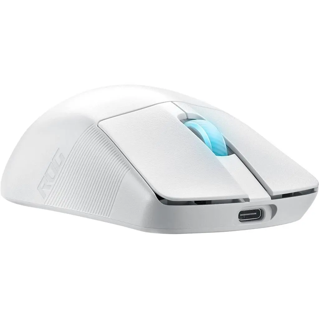 Mouse Asus ROG Harpe Ace Aim Lab Edition White, alb