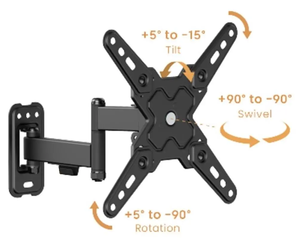 Suport TV Brateck LDA40-222, negru