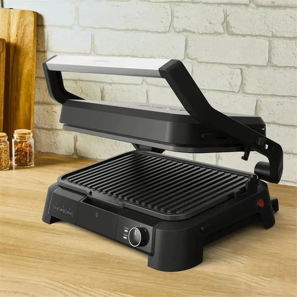 Электрогриль Tefal GC520DE0, нержавеющая сталь на tehnoparc.md Электрогриль Tefal GC520DE0, нержавеющая сталь