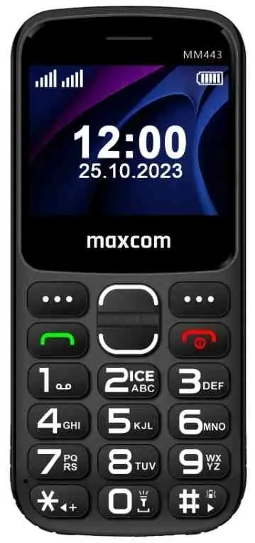 Telefon mobil Maxcom MM443 4G, negru