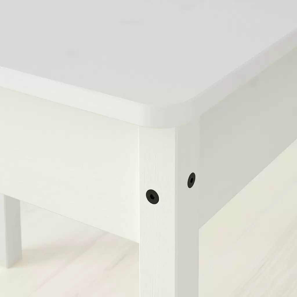 Măsuță IKEA Sundvik 60x45cm, alb