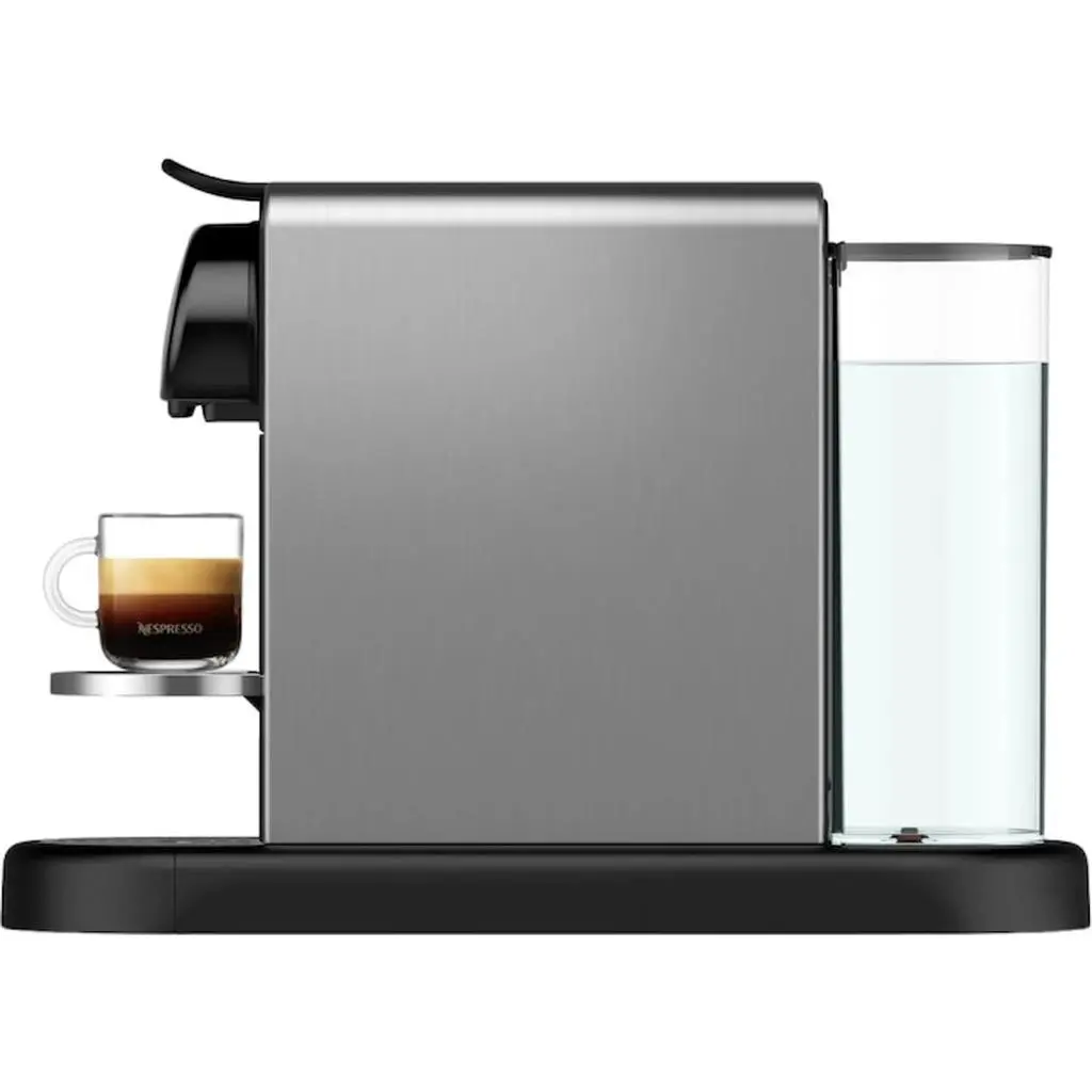 Espressor Nespresso CitiZ Platinum Titan, gri pe tehnoparc.md Espressor Nespresso CitiZ Platinum Titan, gri