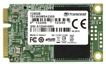 Disc rigid SSD Transcend 230S mSATA, 128GB