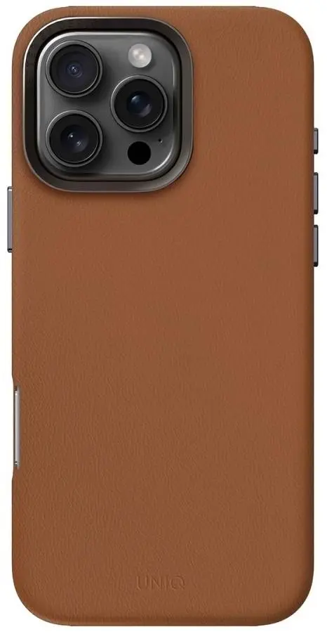 Чехол Uniq Case Hybrid Lyden for iPhone 16 Pro with Magklick, коричневый