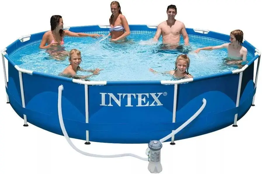 Piscină Intex Metal Frame 28212/28604, albastru