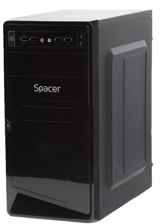 Carcasă Spacer SPC-MOON, negru