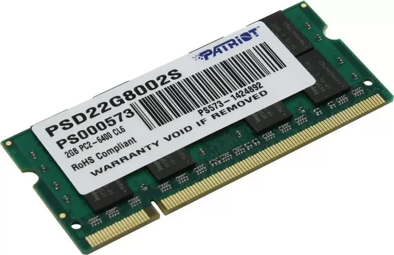 Memorie SO-DIMM Patriot Signature Line 2GB DDR2-800MHz, CL6, 1.8V