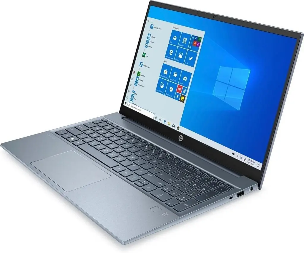 Laptop HP Pavilion 15-eh1035ur (15.6"/FHD/Ryzen 7 5700U/16GB/512GB/AMD Radeon), albastru