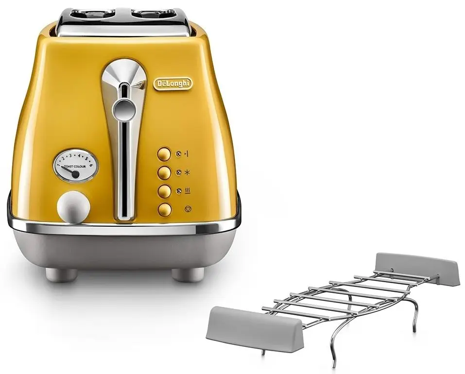 Prăjitor de pâine DeLonghi CTOC 2103 Y, galben