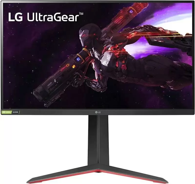 Monitor LG 27GP850P-B, negru/roșu