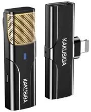 Microfon Kaku KSC-1106 Lightning, negru pe tehnoparc.md Microfon Kaku KSC-1106 Lightning, negru