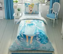 Lenjerie de pat pentru copii TAC Tac Disney Cindrella Single