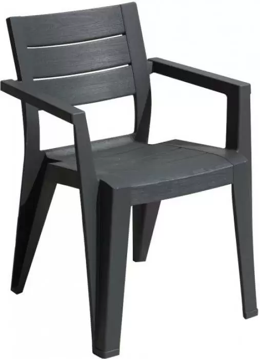 Scaun pentru grădină Keter Julie Dining Chair, grafit