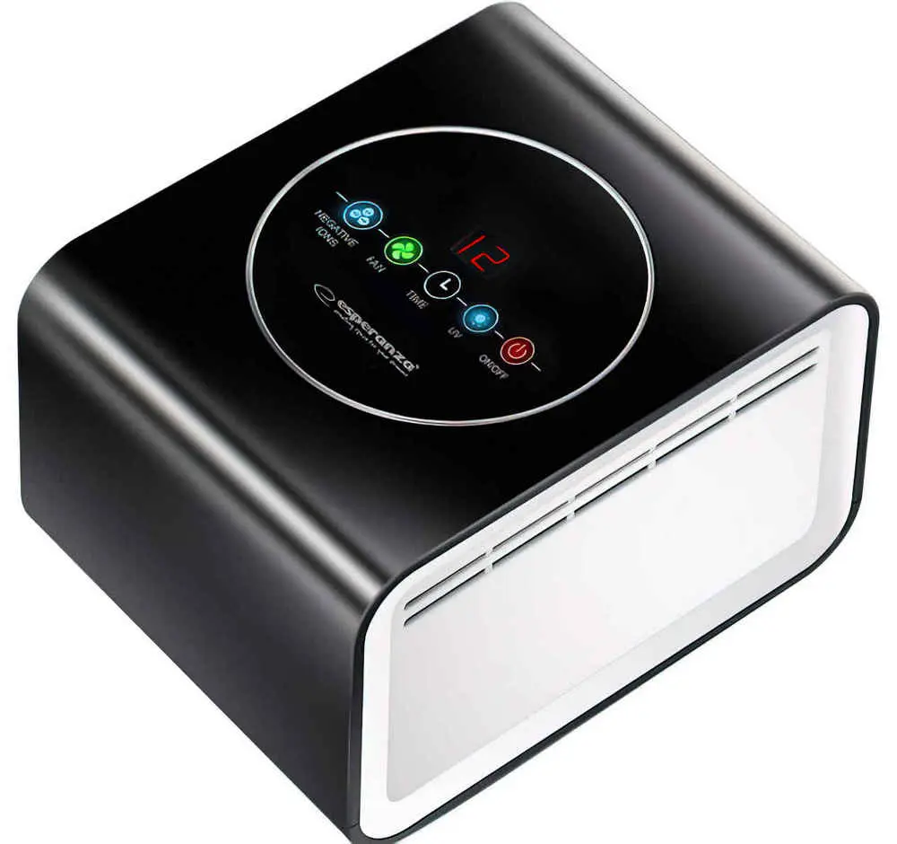 Purificator de aer Esperanza Breeze, alb/negru