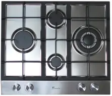 Plită incorporabilă cu gaz Tornado TR-4020 HM Romb IX, inox