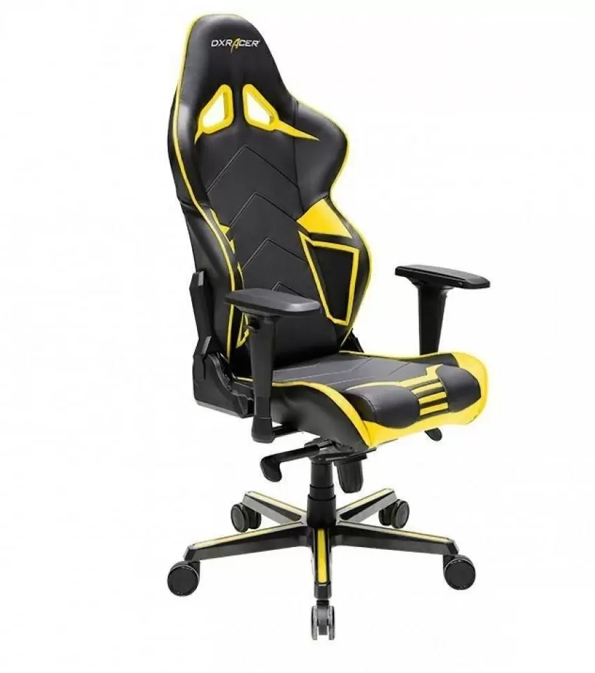 Компьютерное кресло DXRacer GC-R131-NY, черный/желтый