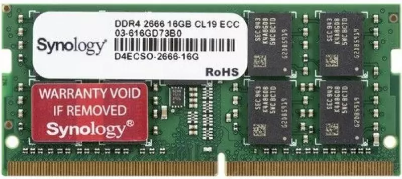 Оперативная память SO-DIMM Synology 16GB DDR4-2666MHz, CL17, 1.2V