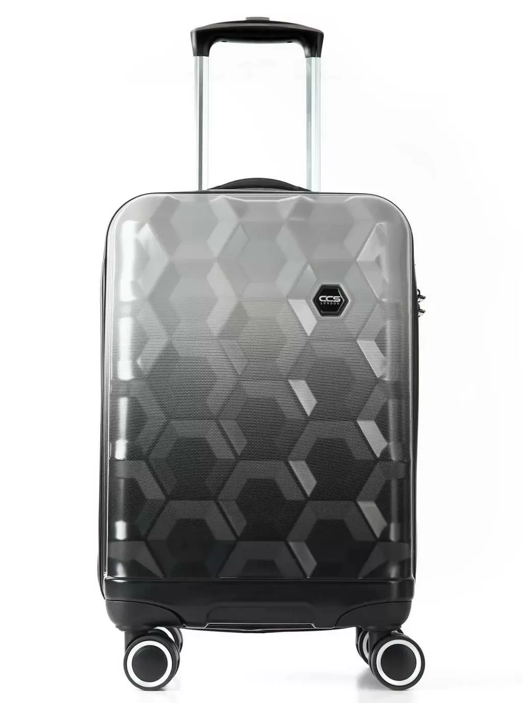 Комплект чемоданов CCS 5226 Set, черный/серый