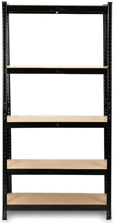 Стеллаж FunFit Metal Storage 150x75x30см, черный